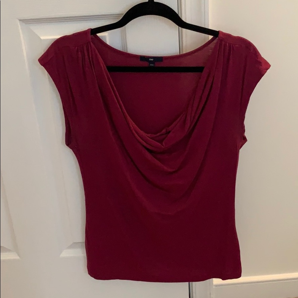 Work blouse, Cowl neck blouse